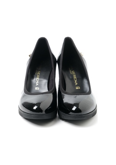Naplack Nero Topuklu/ Stiletto Kadın 264852ds Donna Serena 4852 Ds Naplack Nero