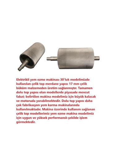 Tarım Garaj Elektrikli Yem Ezme Makinası 30 Luk 4 Hp