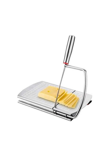 Createtech Paslanmaz Çelik Peynir Dilimleyici - Pratik Boyut Ayarı 1 Parça