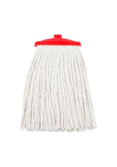 Micro Mega Geniş Mop Pamuklu Püskül Islak Paspas Ve Ahşap Sapı Ile