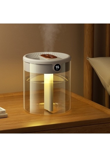 Xianwen Ezere K15 Işıklı Led Ekranlı Humidifier Araç Ev Hava