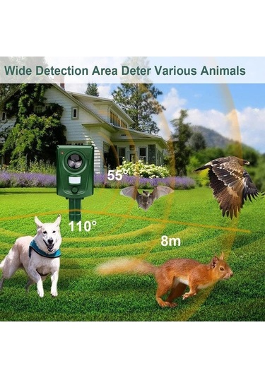 Flybuy Lgq Usb Ultrasonik Hayvan Kovucu, Çiftlik Köpekleri Ve Tilki İçin