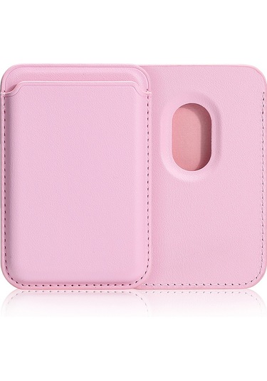Kilifone - Telefon Arkası Kartlık Magnetik Cardsafe Kartlık - Pembe - T35006 Pembe