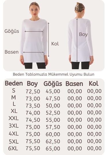 Kadın Viskon Full Likra Tunik-kahve Kahve