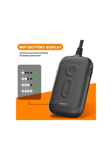 Y15 5.5mm Tek Lens Wifi Endoskop Hd Boru Hattı Su Geçirmez Muayene Kamerası, 1m Sert Tel