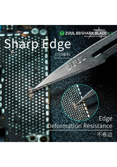 2uul Da18 Bb Shark Blade Serisi Yüksek Karbon Çelik Bıçak No.11