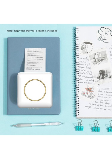 Skycity C20 Mini Termal Etiket Yazıcı, 203 Dpı, 57x25mm Kağıt İle, Bt Bağlantılı, Dahili Pil, El Defteri-fotoğraf-bilet Yazdırma