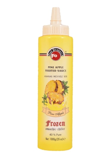 Fo Frozen Ananas Meyveli Püre Sos 1 KG