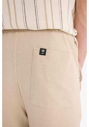 DeFacto Beli Bağcıklı Wide Leg Geniş Paça Eşofman Altı E5212AX25SMBG170