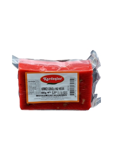 Kardeşler Cevizli Kırmızı Yaz Helvası 6 x 400 G