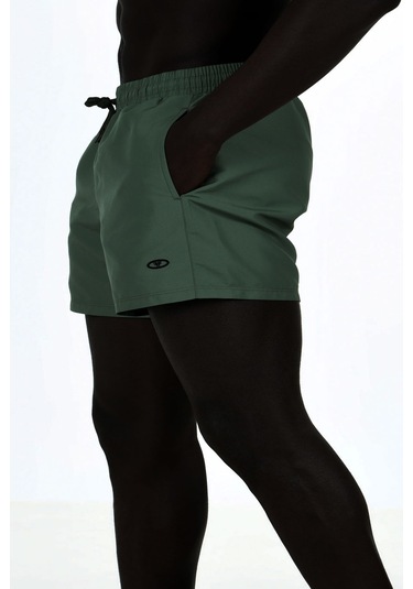 Erkek Haki Cepli Büyük Beden Deniz Şortu Edy2510b-h Haki