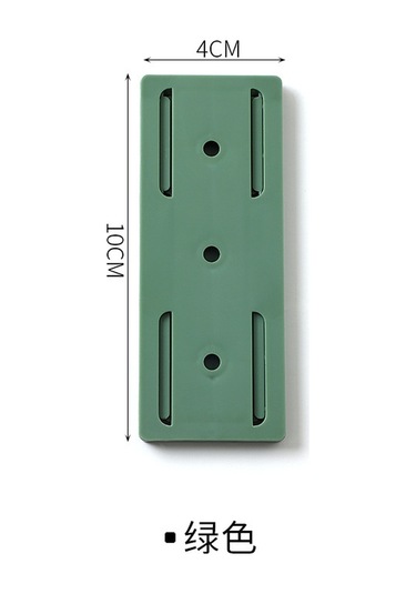 Mufunye Duvar Montajlı Yeşil Priz Sabitçisi - Deliksiz Duvar Rakamı, Priz Tablosu Ve Router Saklama Aleti Yeşil