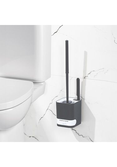 Porsima 2027 Pratik Tuvalet Fırçalığı Banyo Tuvalet Fırçası Antra