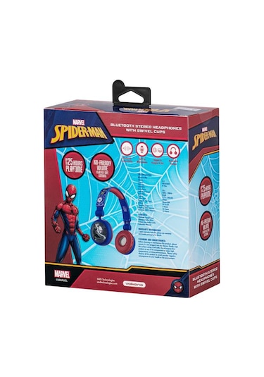 Bluetooth Kulaklık Marvel Spıderman Mikrofonlu Kablosuz Çocuk Kulaklığı Lisanslı Mv-9966-sm2