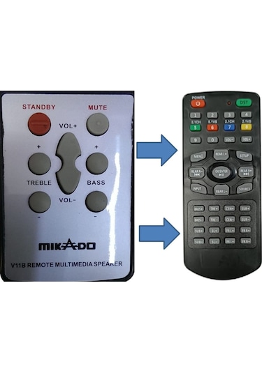Mikado V11-v28 Ses Sistemi Kumandası