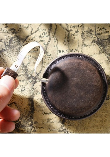 Kahverengi-taşınabilir Dikiş Mezura 120cm Kumaşlar İçin Ölçüm Bandı Terziler Ölçüm Bandı Geri Çekilebilir Dayanıklı Dropshipping