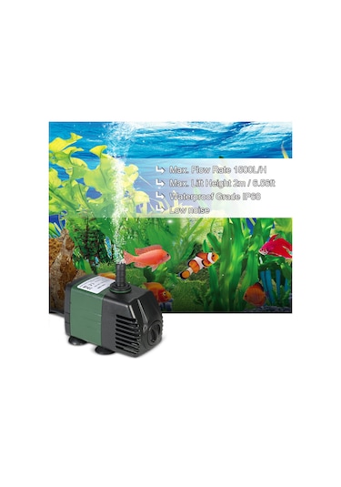 Water Strider 1500l - H 25 W Akvaryum Masa Üstü Dalgıç Su Pompası