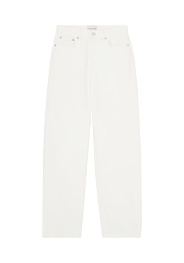 Loulou Studio Şık Denim Pantolon Off-white