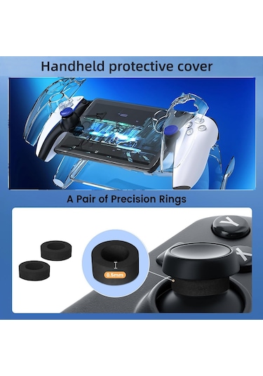 Sony Playstation Portal Taşınabilir Oyun Konsolu Saklama Çantası Kitleri İçin Siyah