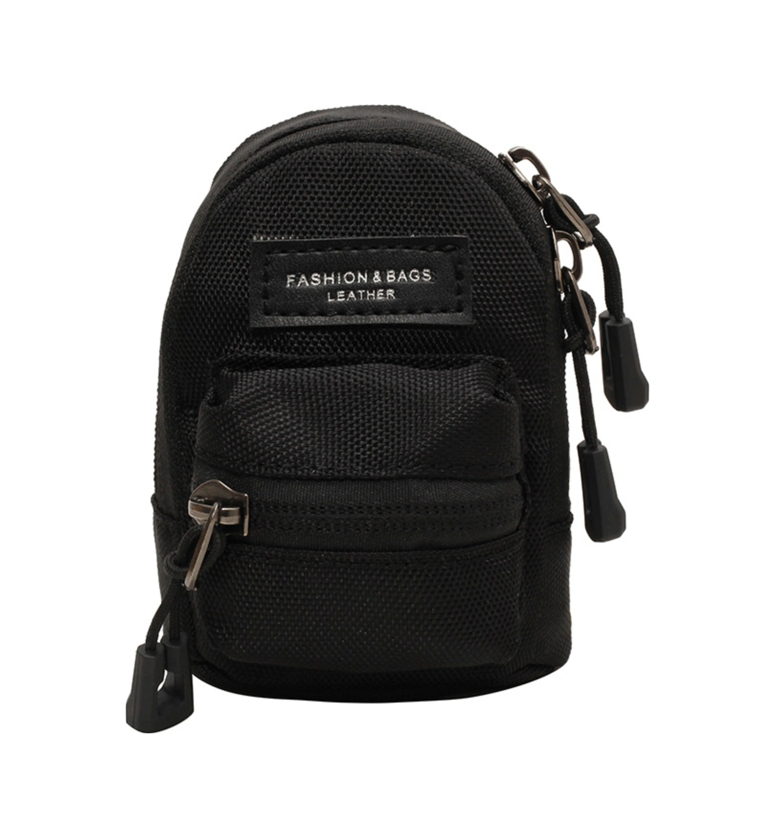 Yuntech01 Küçük Çanta: Mini Çok Amaçlı, Tek Omuz/üst Çapraz Taşıma, Anahtar/kulaklık Saklama, Siyah Desenli Kumaş Çanta Siyah