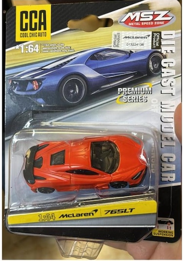 Cca Premium Series Mc Laren 765lt Turuncu 1/64 Model Araba
