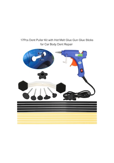 Geeksen 17 Parça Araç Göçük Düzeltme Seti - Hızlı Ve Pratik Çözüm, Boyasız Tamir İmkanı