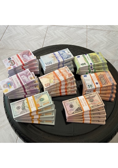 40 Deste Karışık Para 20-50 sterlin 50-100 d 50-100 e 50-100 tl