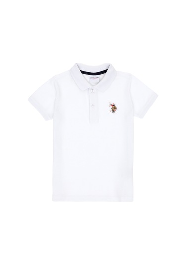 U.s. Polo Assn. Erkek Çocuk Beyaz Tişört Basic 50306484-vr013 Beyaz