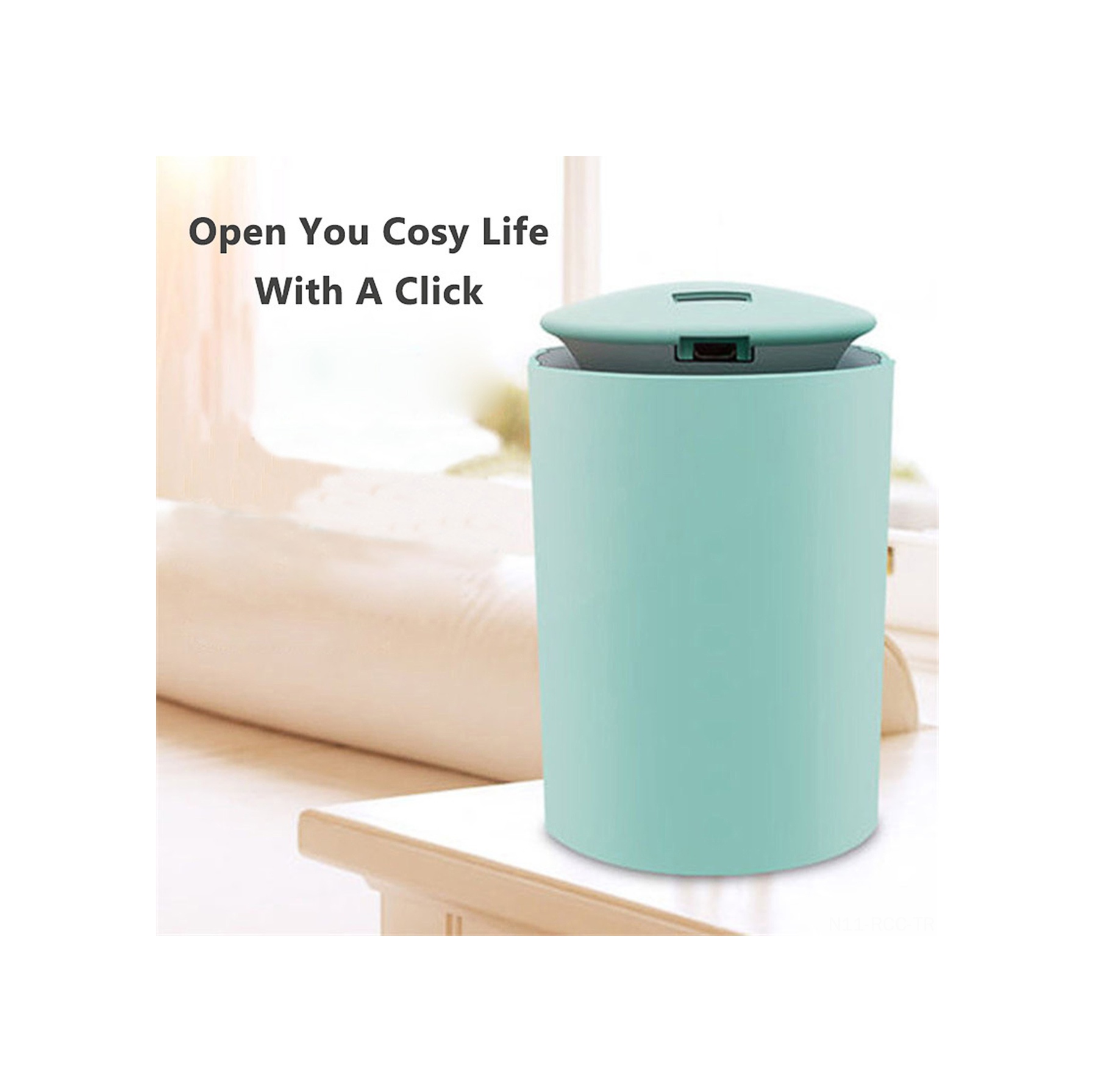 Ruicoo Beyaz Mini Nemlendirici 260ml - Ev İçi Hava Temizleyici Aromaterapi Makinesi Led Işıklı Sessiz Çalışma