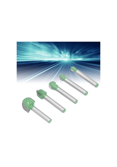 Lemestar Tungsten Çelik Cnc Ahşap Kesici Aleti Seti - 5 Adet Yuvarlak Uçlu Freze, Titresimssiz Ve Keskin, Dekoratif Oluk/kanavarma İşlemleri İçin