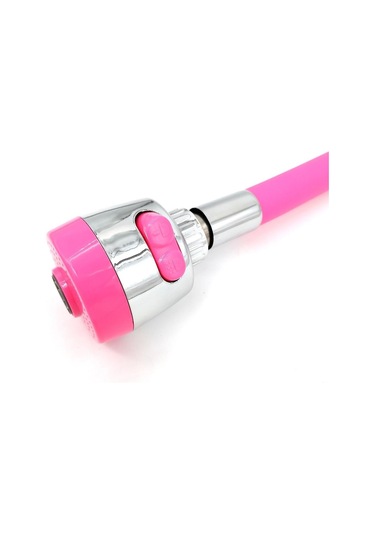 Oynar Başlıklı Tasarruflu Kubar Musluk Borusu ve Başlığı Pembe.