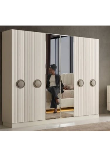 Segoiva Mdf 6 Kapılı Dolap Aytaşı