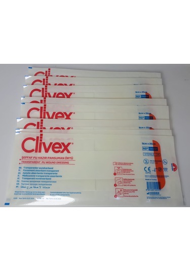 Şeffaf Pu Hazır Pansuman Örtüsü 9cmx25cm 25adet C6125p