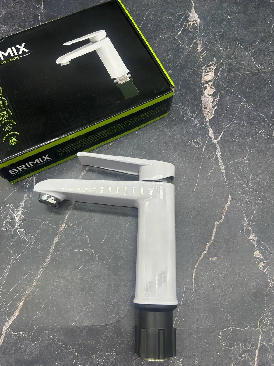 Brımıx Banyo Lavabosu İçin Batarya 216244459 Beyaz