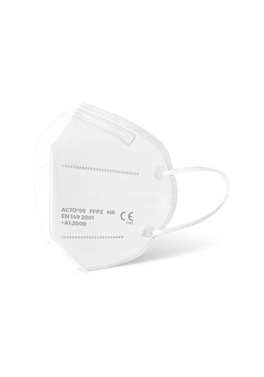 Acto 95 FFP2 5 Katman Koruyucu Filtrasyon N95 Solunum Maskesi 10 Adet