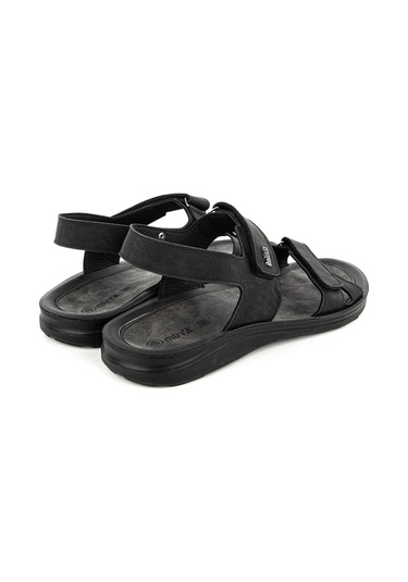 Muya Araw Anatomik Taban Erkek Sandalet Siyah