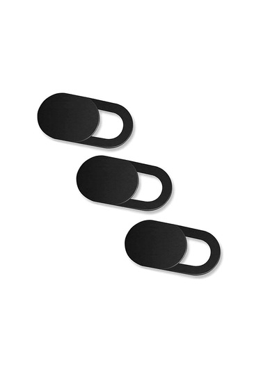 Gajeena Kamera Gizlilik Kapağı 3 Adet Siyah - Cep Telefonu Dizüstü Bilgisayar Tablet İçin Gizlilik Koruması, İnternet Kullanıırken Gözaltını Engelle