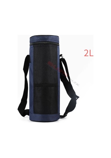 Monyee 2l Oxford Isı Saklama Çanta, Perl Pamuk Yalıtım Katmanı, 6 Saat Sıcak/soğuk Tutma, Dış Mekan, Kamp, Seyahat İçin, Mavi-siyah Mavi