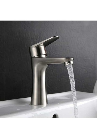 Dancemonkey Cbtx Sıcak Soğuk Su Karıştırma Lavabo Musluğu Paslanmaz Çelik Çok Renkli