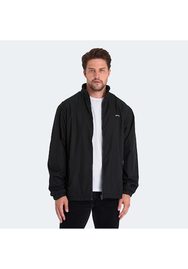 Slazenger RAREN Erkek  Siyah Yağmurluk