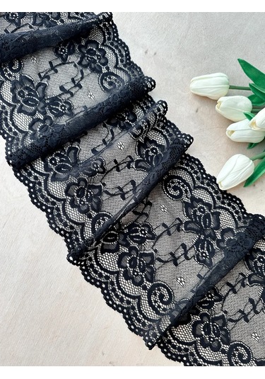 Bel' Evaa Furnıtura 18 Cm Genişlik, 1 Metre Uzatılabilir Dantel Etiketsiz Dantel 360750972