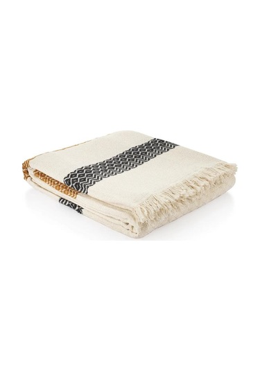 Schafer Home Wave 200x230 Çift Kişilik Pike-ekru/hardal Bej