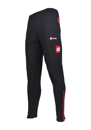 Lotto Erkek Eşofman Altı N3452 Pants Costa Pl Siyah - Kırmızı