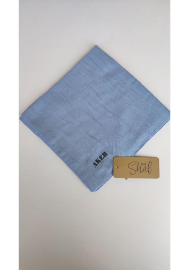 Bebe Mavisi Aker Bambu Kraş Eşarp Bebe Mavisi