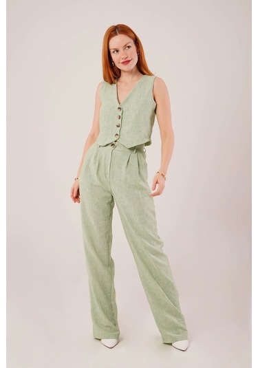 Kırçıllı Desen Yeşil Takım Yeşil