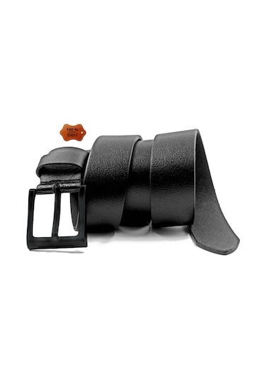 Büyük Beden Erkek 100 % Hakiki Deri Kot Kemer 4 Yıl Garantilidir Kahverengi