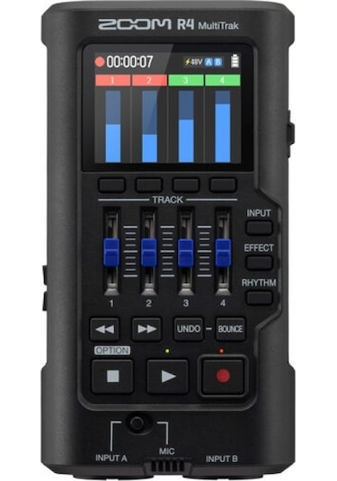 Zoom R4 Multitrak Sd Kayıt Cihazı Ve Usb Ses Kartı Siyah