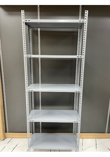 Uzman Grup Raf Çelik Raf-5 Raflı 2Metre 59X60 Çelik Raf-Depo Rafı Galvaniz