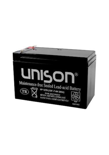 12V 7 Ah Unison Kuru Bakimsiz Akü / 131030230
