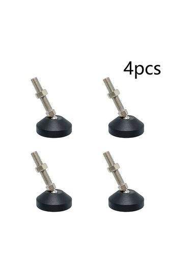 Mufunye 4 Adet Ayarlanabilir Masa Tesviye Bacak Ayakları Vidalı Tesviye Ayakları Dişli Kök Ayarlanabilir Yön Mobilya Donanımı